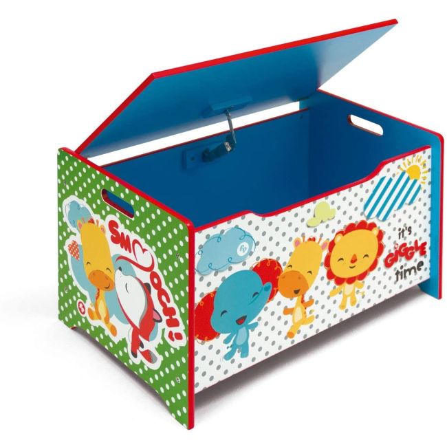 Ladita din lemn pentru depozitare jucarii It's Giggle Time BBXFP10002