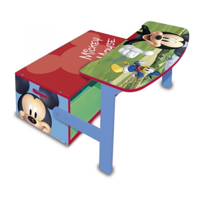 Mobilier 2 in 1 pentru depozitare jucarii Mickey Mouse BBXWD12900
