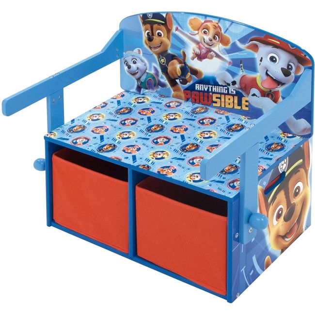 Mobilier 2 in 1 pentru depozitare jucarii Paw Patrol BBXPW12898