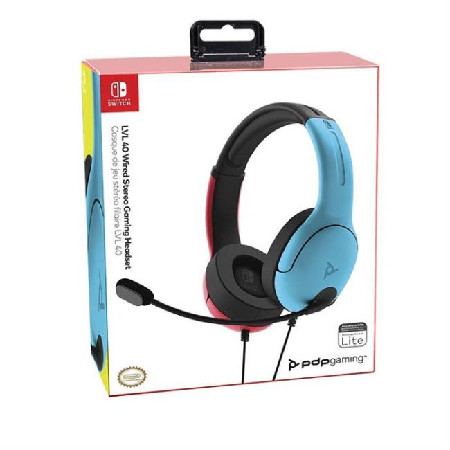 Casti Lvl 40 Red Blue Nintendo Switch - VG94227