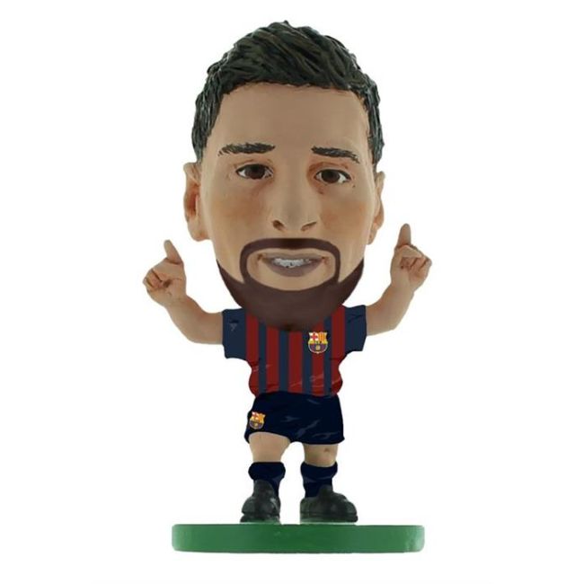 Figurina Soccerstarz Barcelona Lionel Messi With Beard Home Kit - VG94623