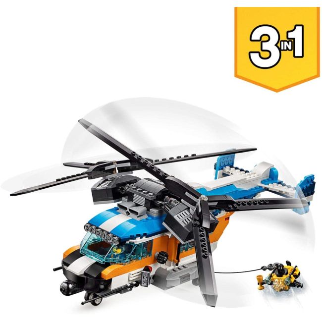 LEGO CREATOR ELICOPTER CU ROTOR DUBLU 31096 VIVLEGO31096