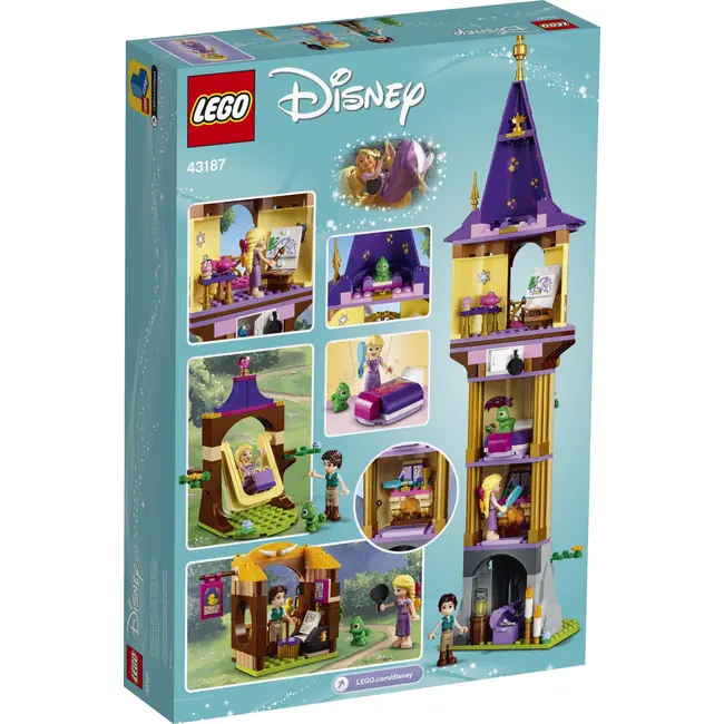 LEGO DISNEY PRINCESS  RAPUNZEL'S TOWER 43187 VIVLEGO43187