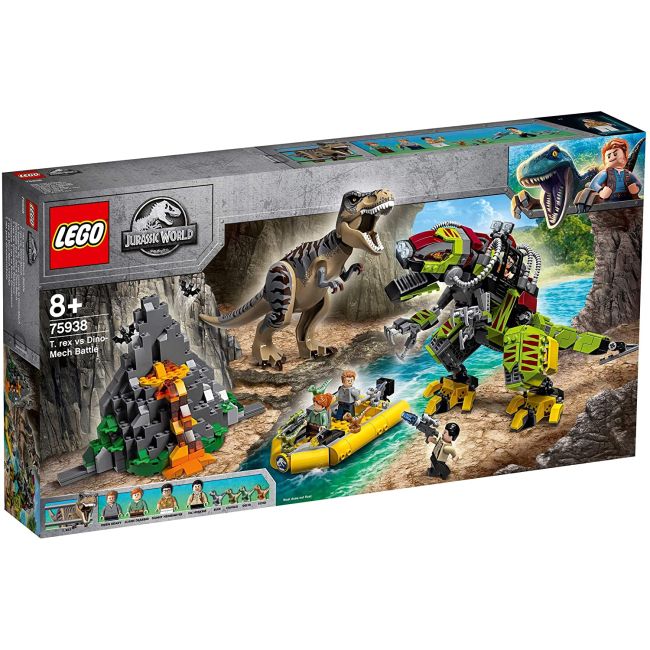 LEGO JURASSIC WORLD LUPTA T. REX CONTRA DINOMECH 75938 VIVLEGO75938