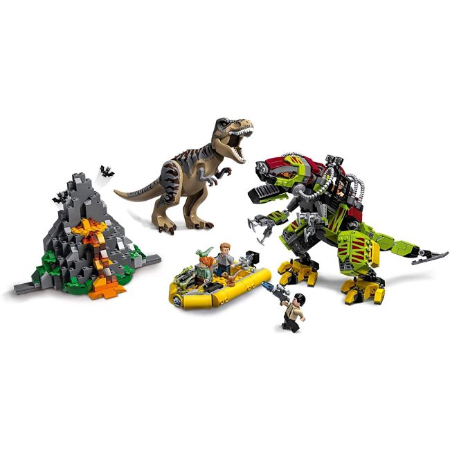 LEGO JURASSIC WORLD LUPTA T. REX CONTRA DINOMECH 75938 VIVLEGO75938