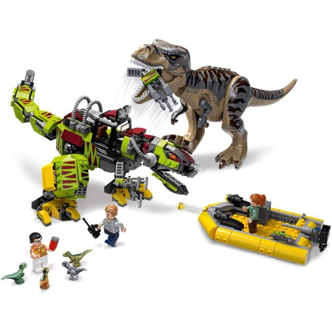 LEGO JURASSIC WORLD LUPTA T. REX CONTRA DINOMECH 75938 VIVLEGO75938