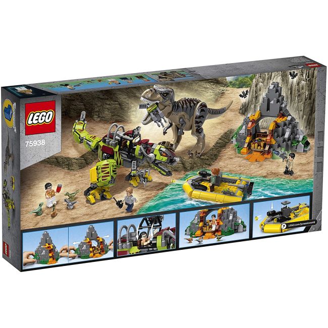 LEGO JURASSIC WORLD LUPTA T. REX CONTRA DINOMECH 75938 VIVLEGO75938
