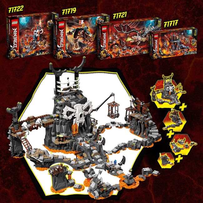 LEGO NINJAGO  TEMNITELE VRAJITORULUI CRANIU 71722 VIVLEGO71722