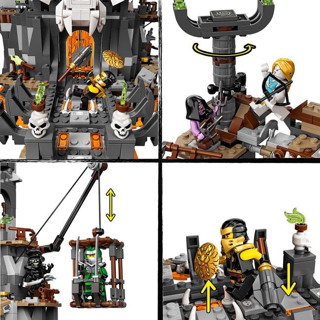 LEGO NINJAGO  TEMNITELE VRAJITORULUI CRANIU 71722 VIVLEGO71722