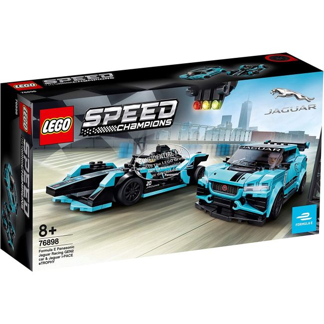 LEGO SPEED CHAMPIONS FORMULA E PANASONIC JAGUAR RACING GEN2 CAR SI JAGUAR I-PACE ETROPHY 76898 VIVLEGO76898