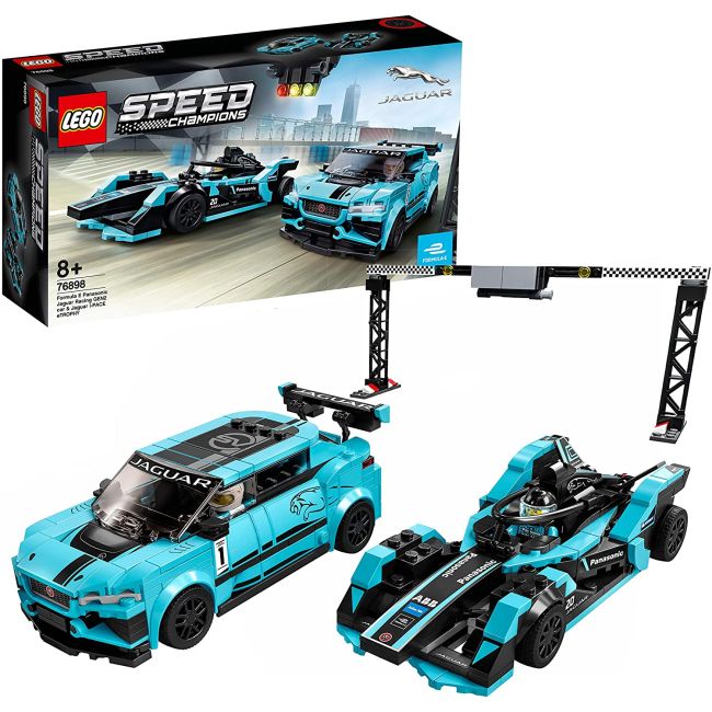 LEGO SPEED CHAMPIONS FORMULA E PANASONIC JAGUAR RACING GEN2 CAR SI JAGUAR I-PACE ETROPHY 76898 VIVLEGO76898