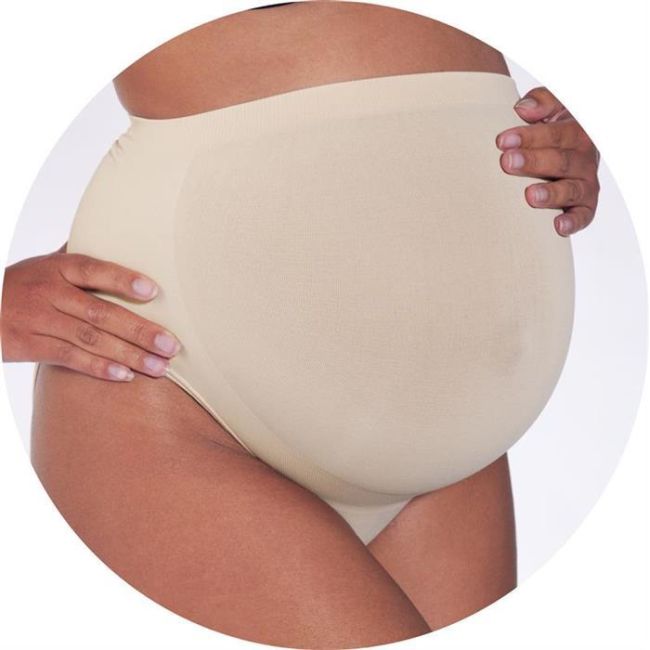 Essentials By Cantaloop-Chilot Gravide Cu Centura Integrata Crem - BBB3328-52