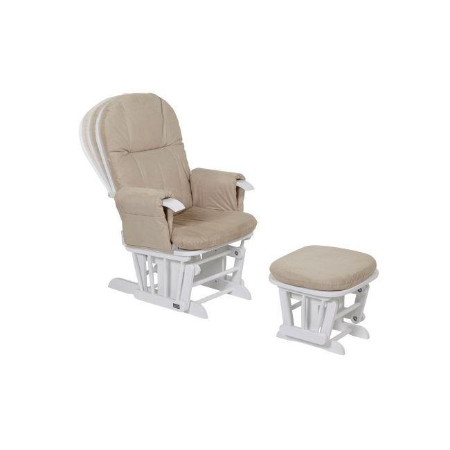 Tutti Bambini - Fotoliu reglabil alaptare, cu suport pentru picioare  Alb BBB211935/10CM