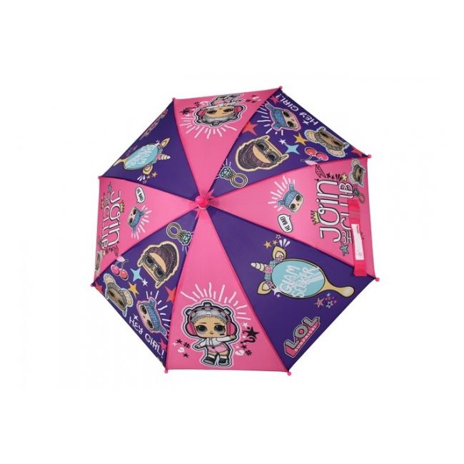 Umbrela manuala 42 cm cu inchidere cu siguranta LOL Surprise - SOLPE75071