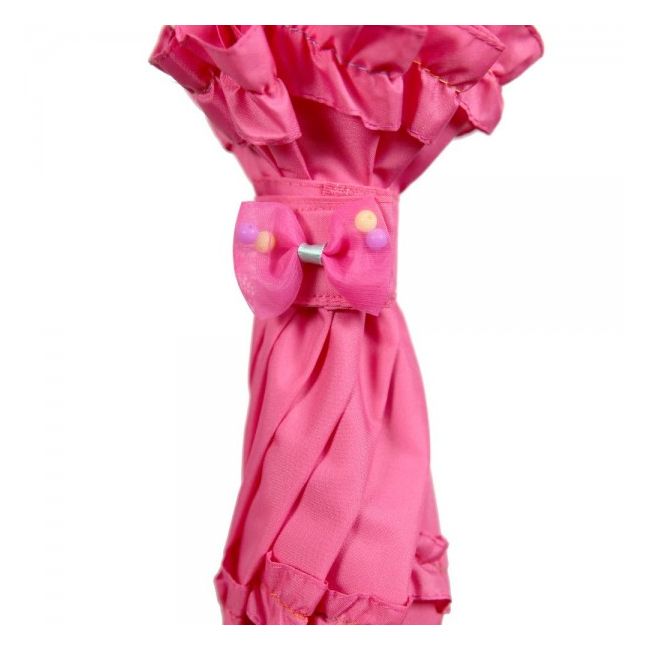 Umbrela manuala 42 cm cu inchidere cu siguranta roz Cool Kids Perletti - SOLPE15551