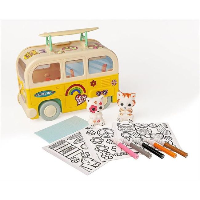 Jucarie Fuzzikins Craft Campervan Carry Case - VG95034