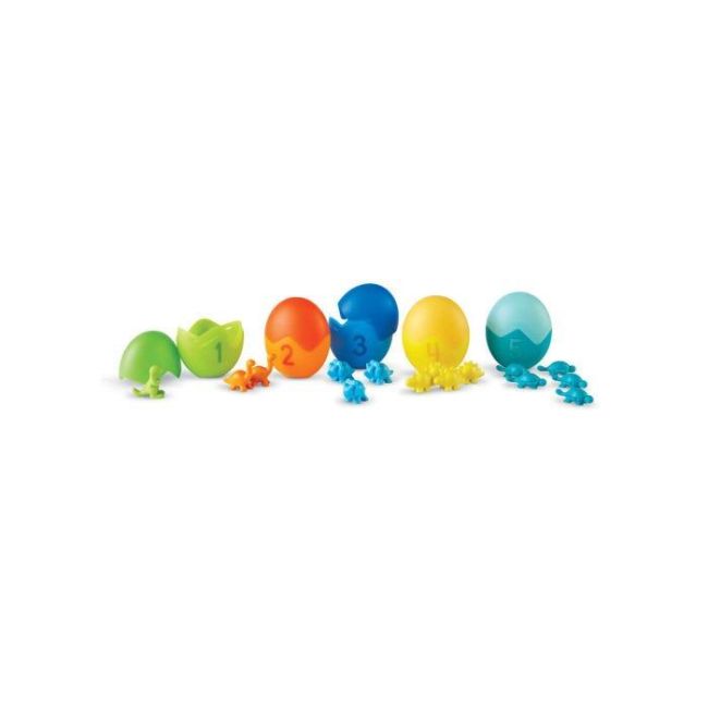 Set pentru sortat si numarat - dinozauri colorati