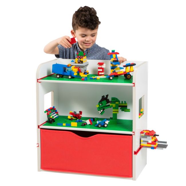 Suport depozitare cu display pentru constructii tip Lego FUNK447RTB02