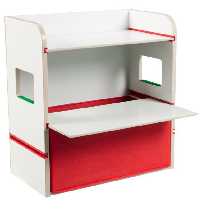 Suport depozitare cu display pentru constructii tip Lego FUNK447RTB02