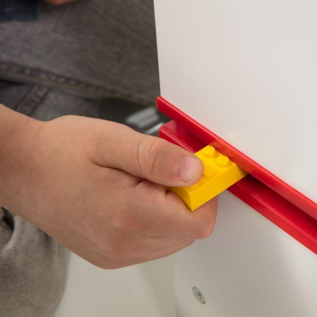 Suport depozitare cu display pentru constructii tip Lego FUNK447RTB02