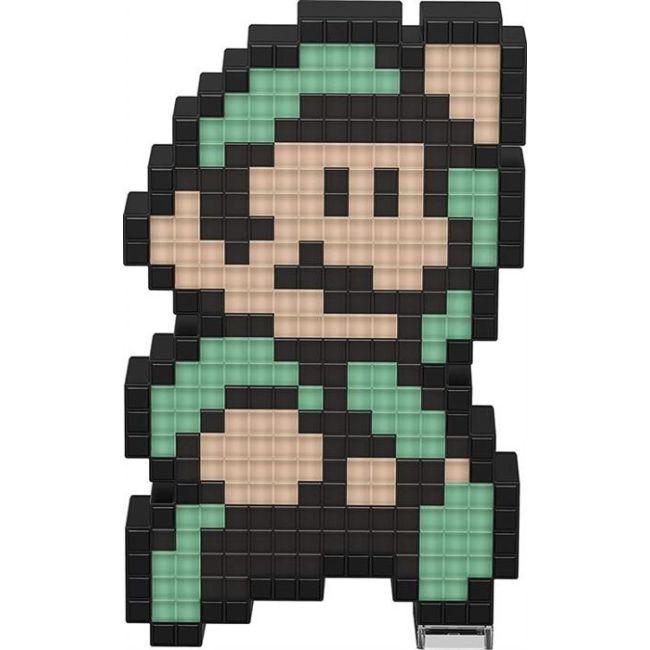 Figurina Pixel Pals Nintendo Super Mario 3 Luigi - VG95163