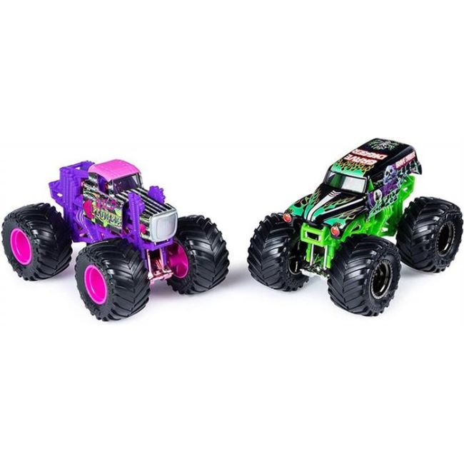 Masinute De Jucarie Monster Jam 2 Pack Monster Trucks Double Down Showdown Random Design Produs Aleatoriu - VG96089