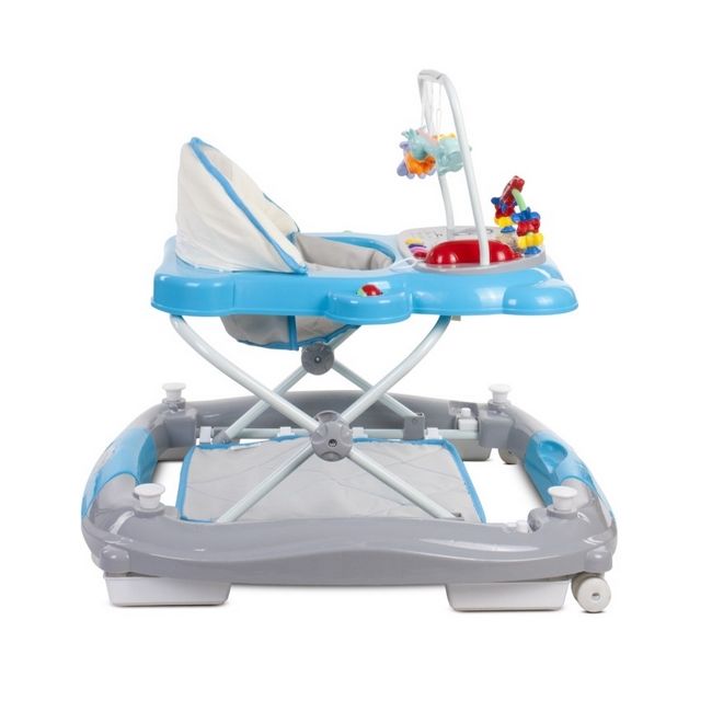 Premergator sun baby pisicuta 021 cu functie de balansoar - blue grey  edeedib01.021.1.14