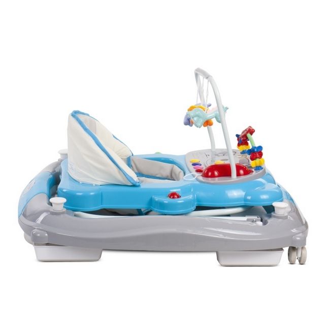 Premergator sun baby pisicuta 021 cu functie de balansoar - blue grey  edeedib01.021.1.14
