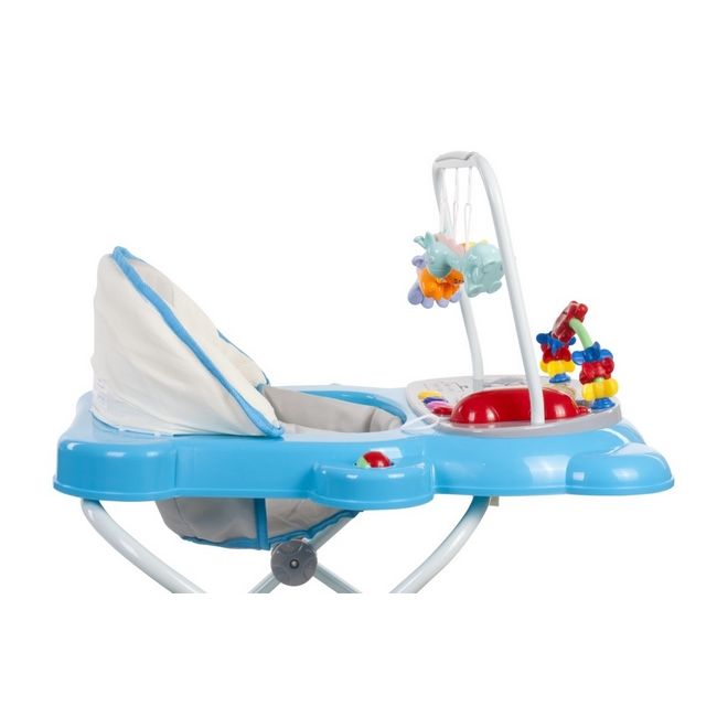 Premergator sun baby pisicuta 021 cu functie de balansoar - blue grey  edeedib01.021.1.14