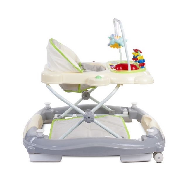 Premergator sun baby pisicuta 021 cu functie de balansoar - green grey  edeedib01.021.1.11