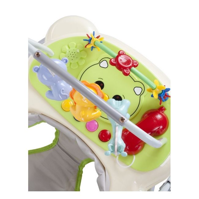 Premergator sun baby pisicuta 021 cu functie de balansoar - green grey  edeedib01.021.1.11