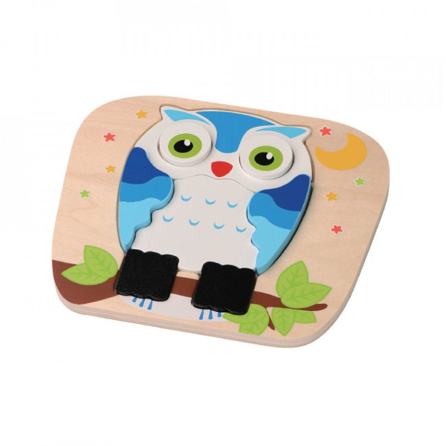 Puzzle din lemn Bufnita JUMINI DNBAB6222
