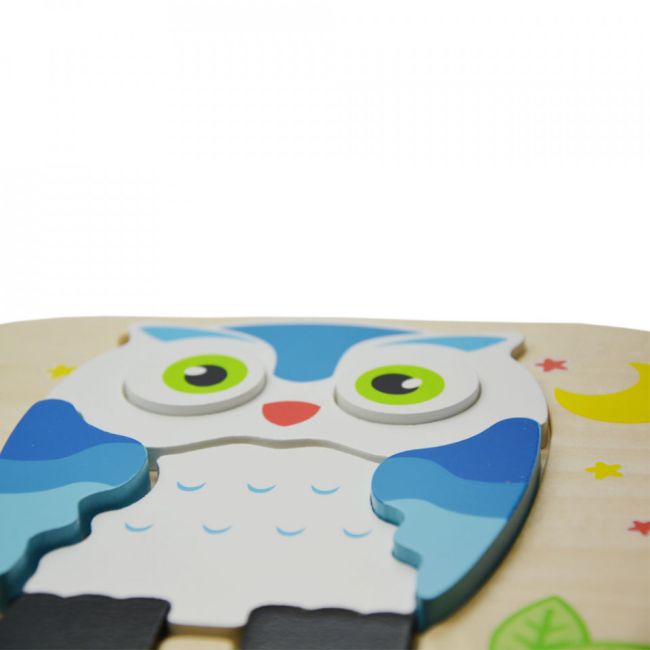 Puzzle din lemn Bufnita JUMINI DNBAB6222