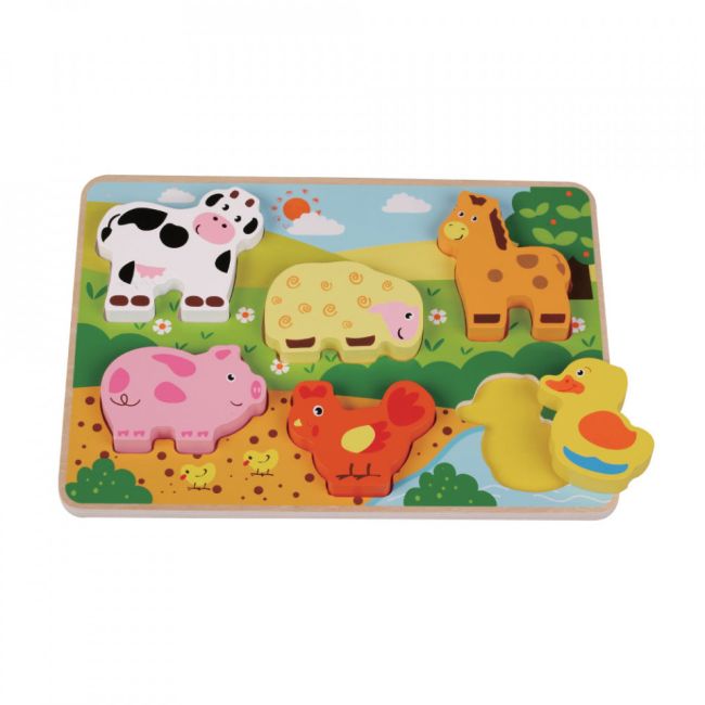 Puzzle din lemn Ferma JUMINI DNBAB6299