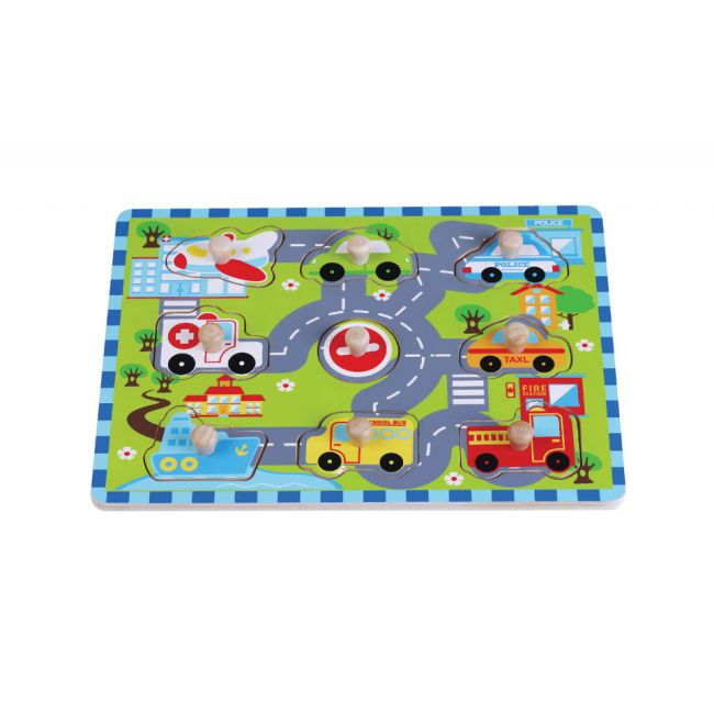 Puzzle incastrat Masini JUMINI DNBAB6419