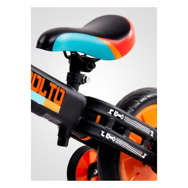 Bicicleta cu sau fara pedale si roti ajutatoare sun baby molto 014 orange edeedij02.014.1.3