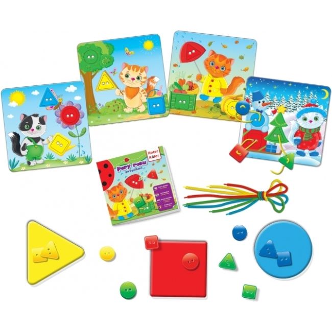 Joc educativ cu nasturi Anotimpuri Roter Kafer RK6101-08 BBJRK6101-08_Initiala