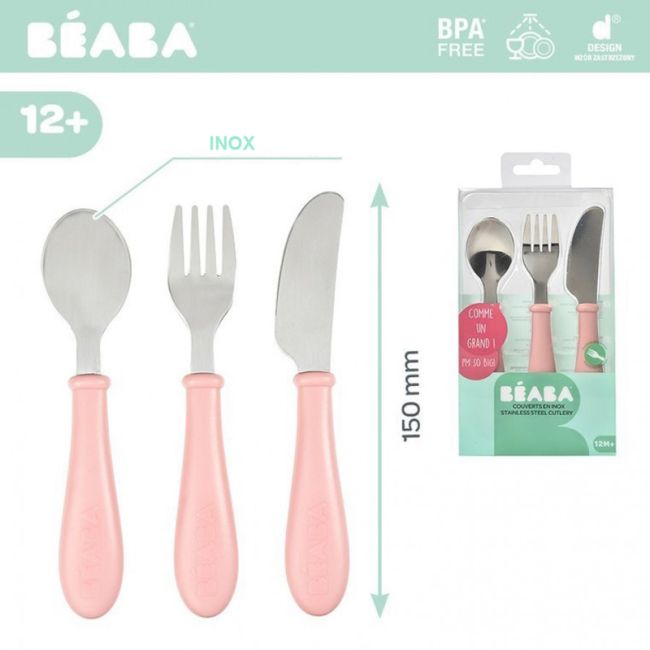 Set 3 tacamuri inox - Roz ERFB913462
