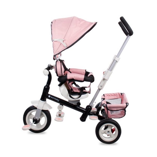 Tricicleta cu sezut reversibil sun baby 002 super trike plus pink edeedij01.002.1.6