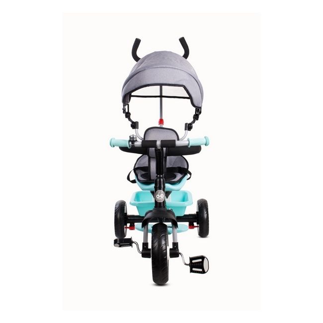 Tricicleta cu sezut reversibil sun baby 017 fresh 360 - turquoise grey edeedij01.017.1.3