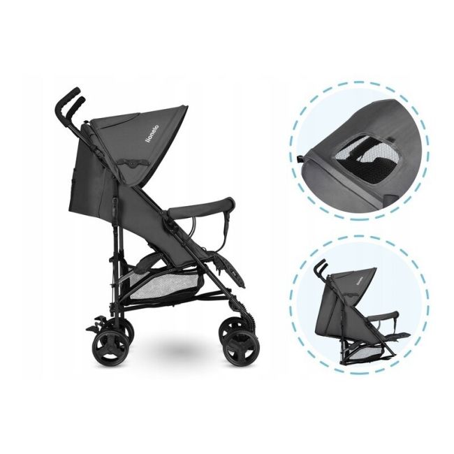 Lionelo - Carucior sport Elia Cu accesorii, Gri BYNLO-ELIA_GRAPHITE