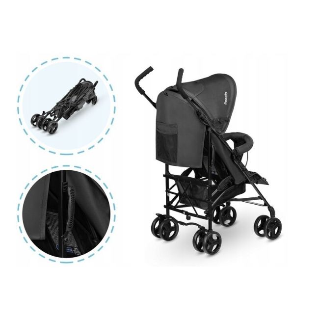 Lionelo - Carucior sport Elia Cu accesorii, Gri BYNLO-ELIA_GRAPHITE