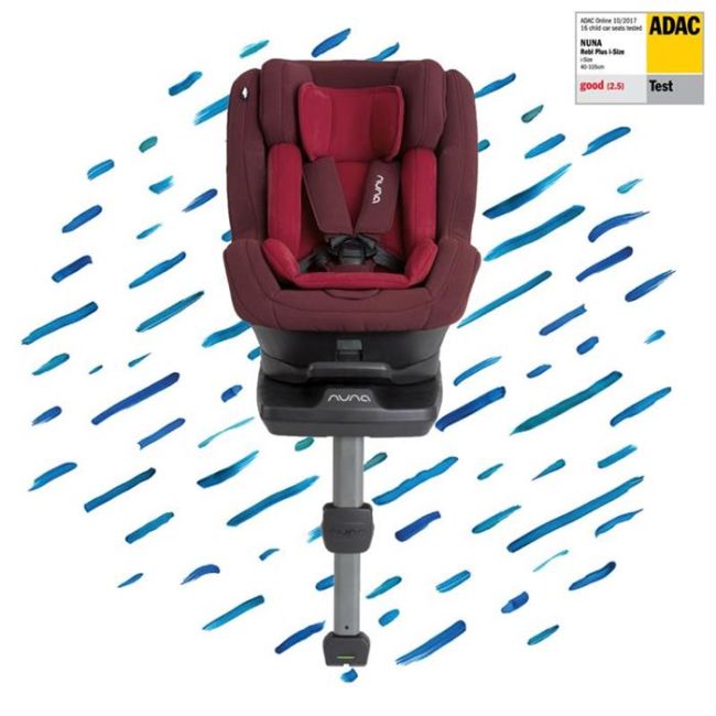 Nuna - Scaun auto REBL PLUS 360 i-Size Berry, nastere - 105 cm - BBBCS05500BRYGL