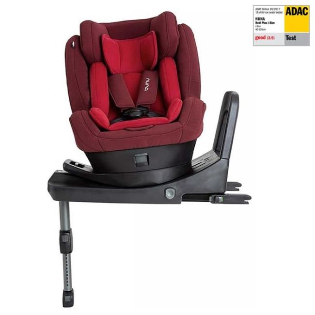 Nuna - Scaun auto REBL PLUS 360 i-Size Berry, nastere - 105 cm - BBBCS05500BRYGL