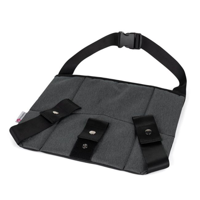 Petite&Mars - Deviator centura siguranta pentru gravide Beltley, Grey BYN852992