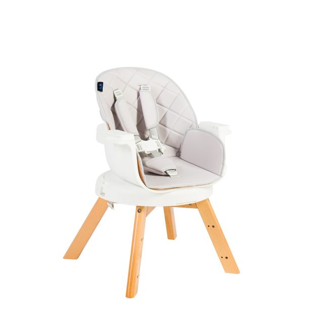 Scaun de masa 3 in 1 Juju Eat&Twist, Gri JUJJU1021-Grey