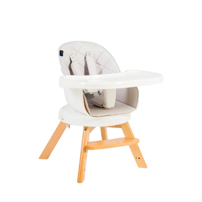 Scaun de masa 3 in 1 Juju Eat&Twist, Gri JUJJU1021-Grey
