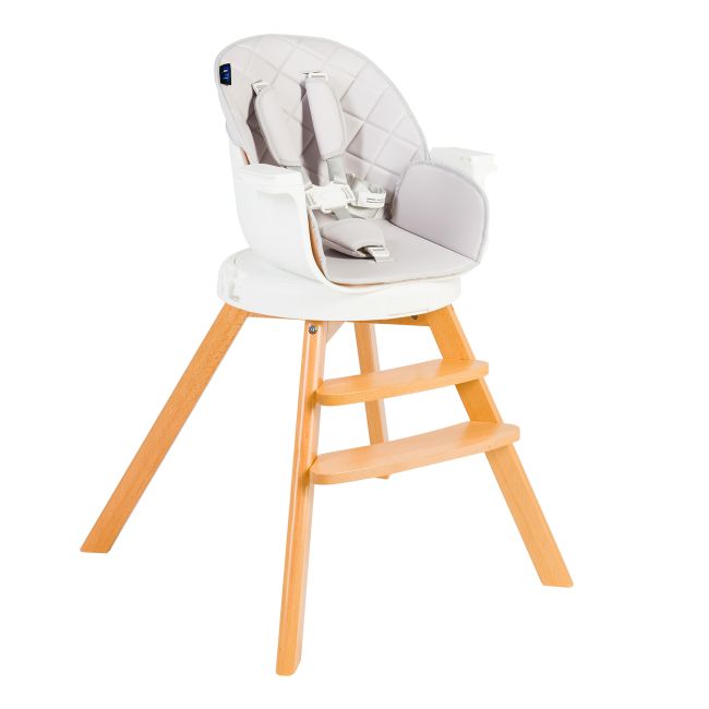Scaun de masa 3 in 1 Juju Eat&Twist, Gri JUJJU1021-Grey