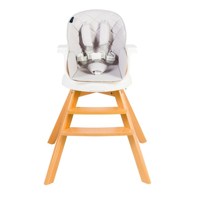 Scaun de masa 3 in 1 Juju Eat&Twist, Gri JUJJU1021-Grey
