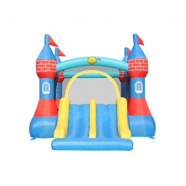 Saltea gonflabila castel cu tobogan dublu FUNK9512